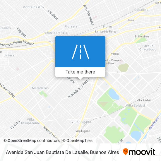 Mapa de Avenida San Juan Bautista De Lasalle