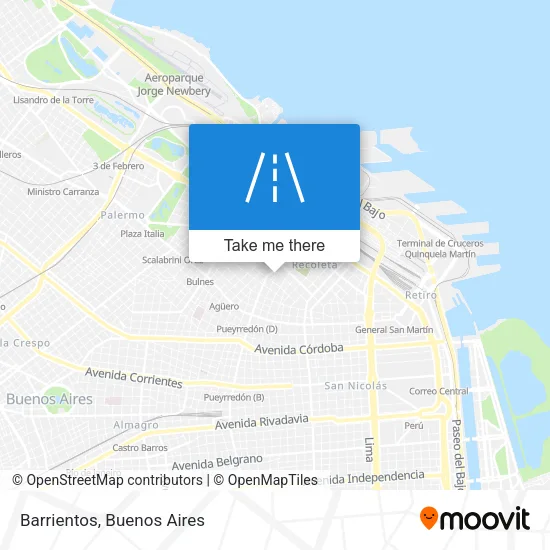 Barrientos map