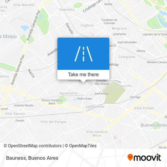 Bauness map