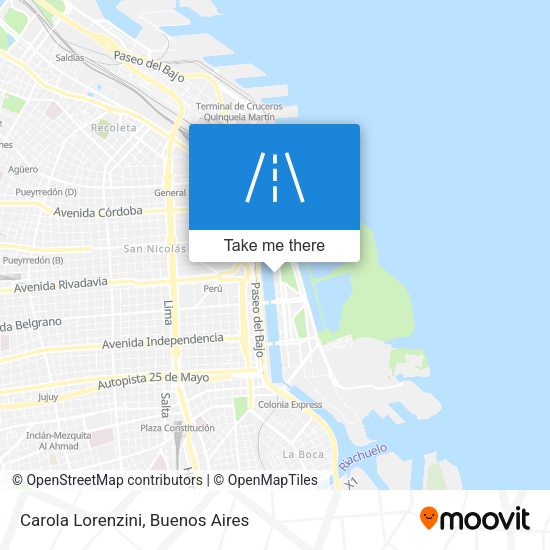 Carola Lorenzini map