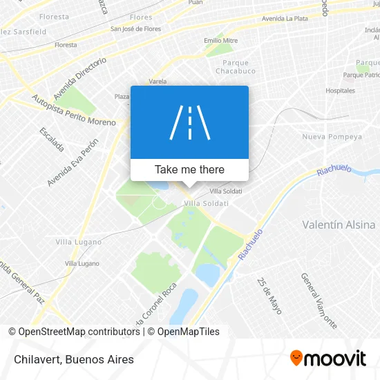 Mapa de Chilavert