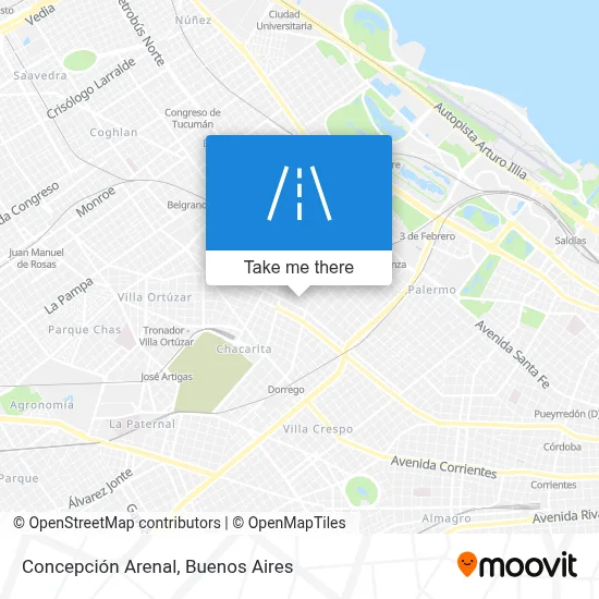 Concepción Arenal map