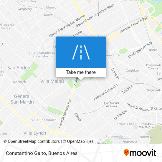 Constantino Gaito map