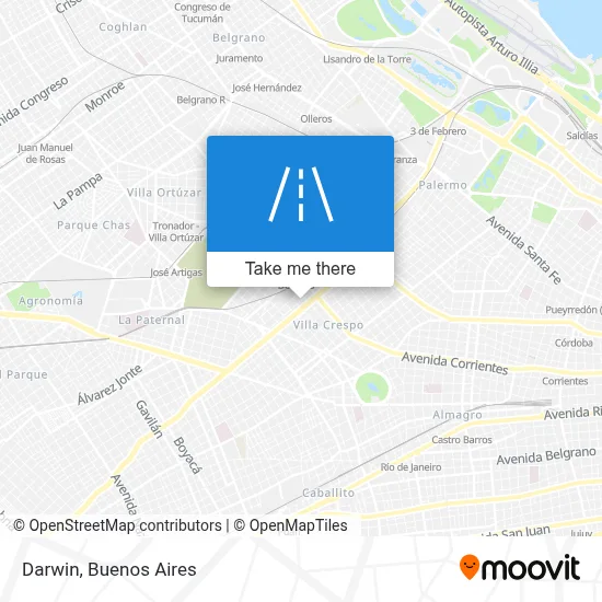 Darwin map
