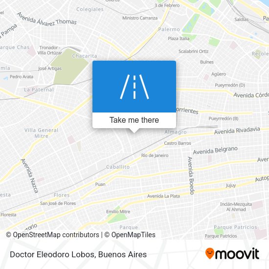 Mapa de Doctor Eleodoro Lobos