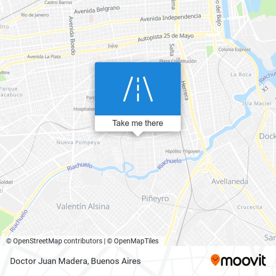 Doctor Juan Madera map