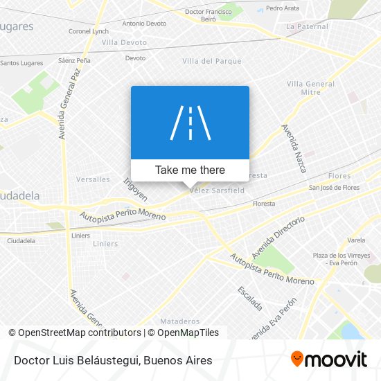 Doctor Luis Beláustegui map