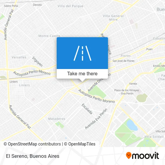 El Sereno map
