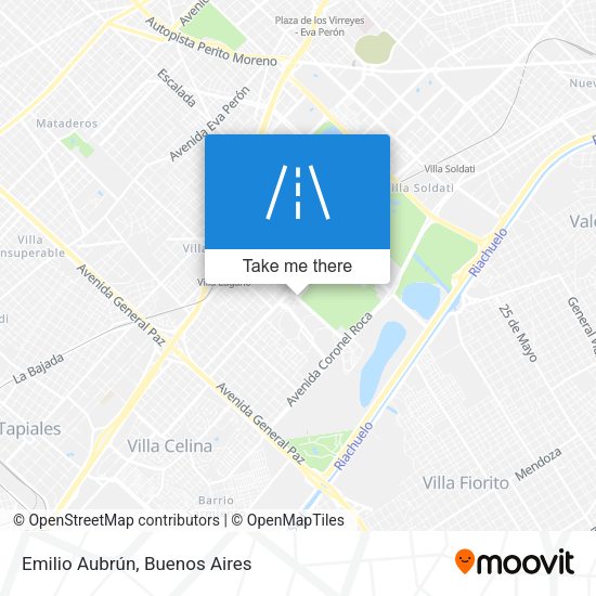 Mapa de Emilio Aubrún