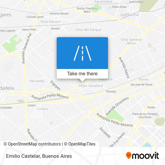 Mapa de Emilio Castelar
