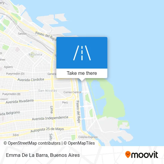 Emma De La Barra map