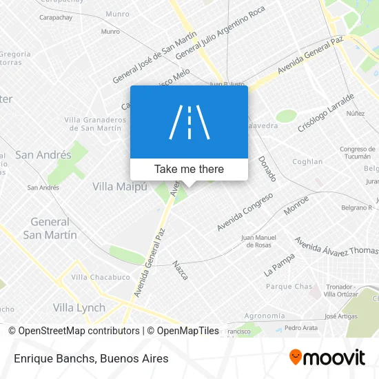 Enrique Banchs map