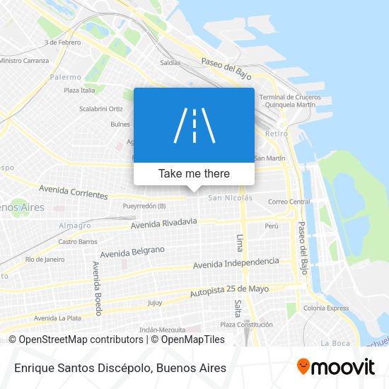 Mapa de Enrique Santos Discépolo