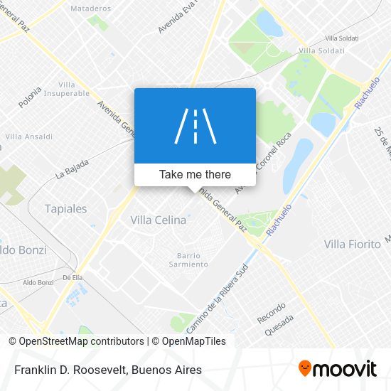 Franklin D. Roosevelt map