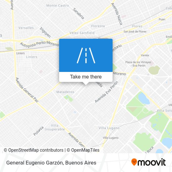 General Eugenio Garzón map