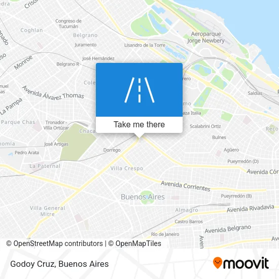 Mapa de Godoy Cruz