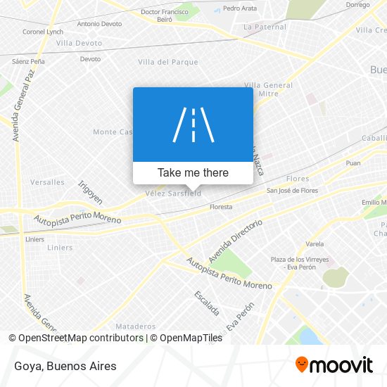 Mapa de Goya