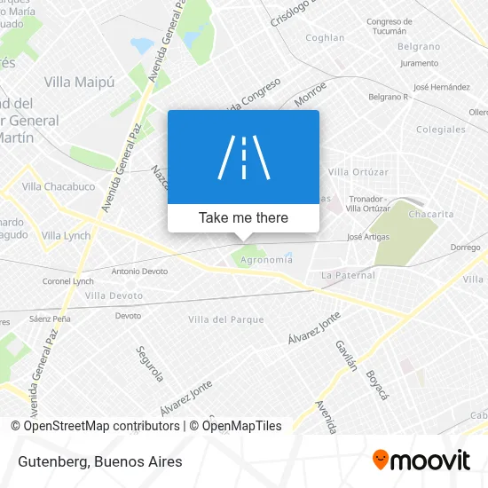 Gutenberg map