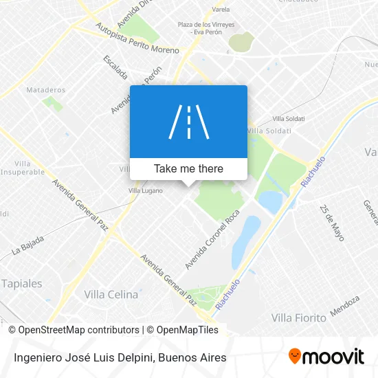 Mapa de Ingeniero José Luis Delpini