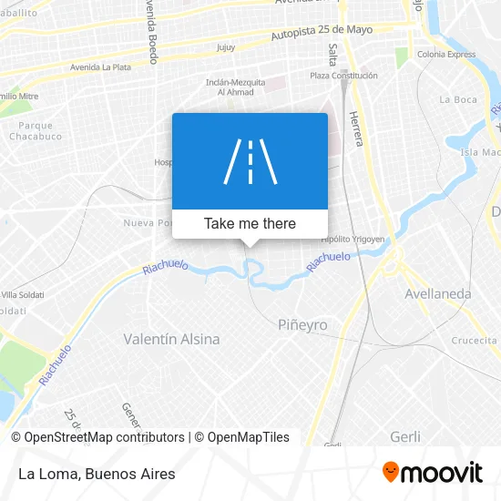 Mapa de La Loma