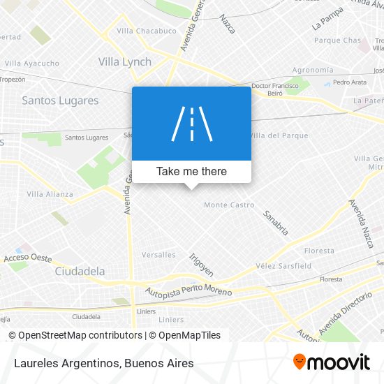 Laureles Argentinos map