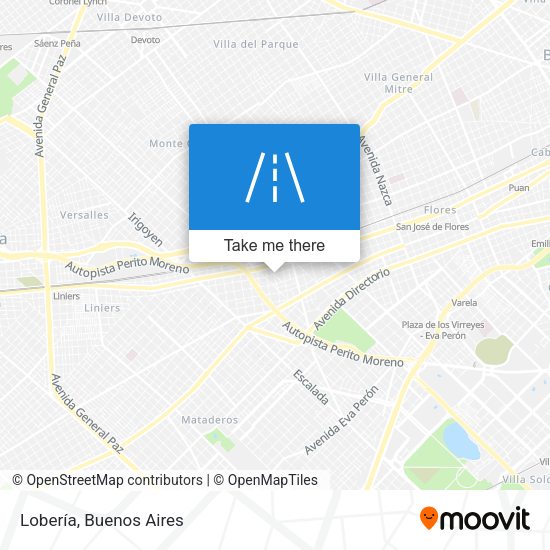 Lobería map