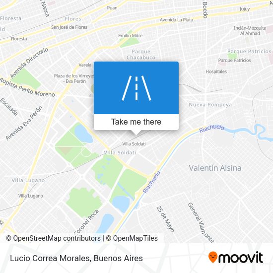 Mapa de Lucio Correa Morales