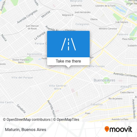 Mapa de Maturín