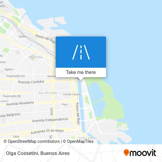 Olga Cossetini map