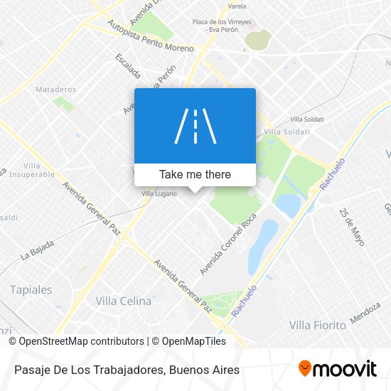 Mapa de Pasaje De Los Trabajadores