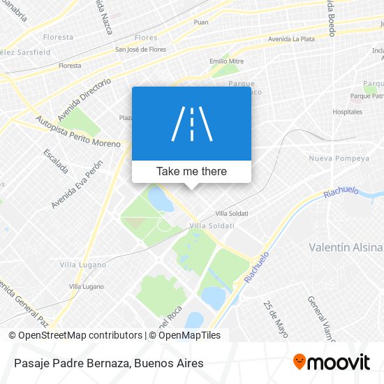 Pasaje Padre Bernaza map