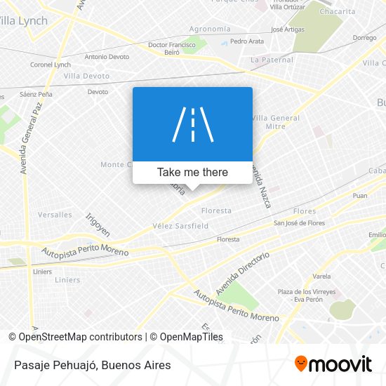 Mapa de Pasaje Pehuajó