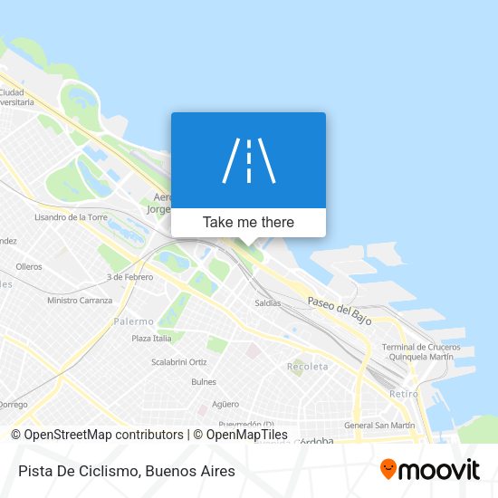 Pista De Ciclismo map