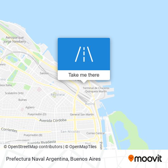 Prefectura Naval Argentina map