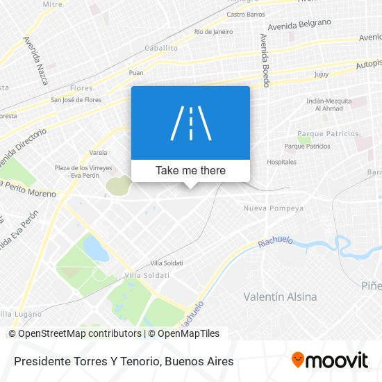 Presidente Torres Y Tenorio map