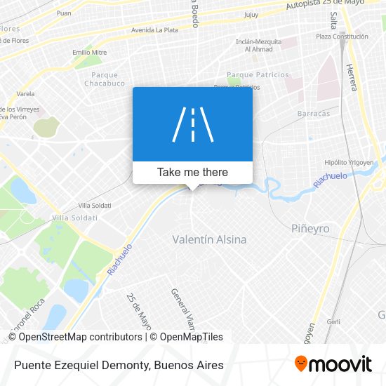 Puente Ezequiel Demonty map