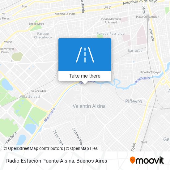 Radio Estación Puente Alsina map