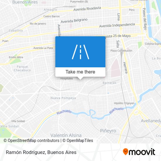 Mapa de Ramón Rodríguez