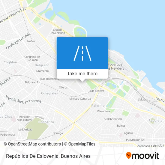 República De Eslovenia map
