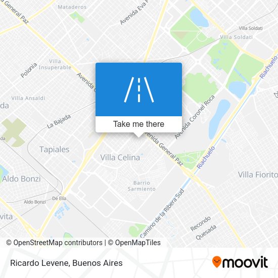 Mapa de Ricardo Levene