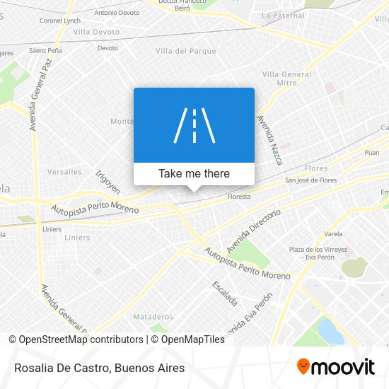 Rosalia De Castro map