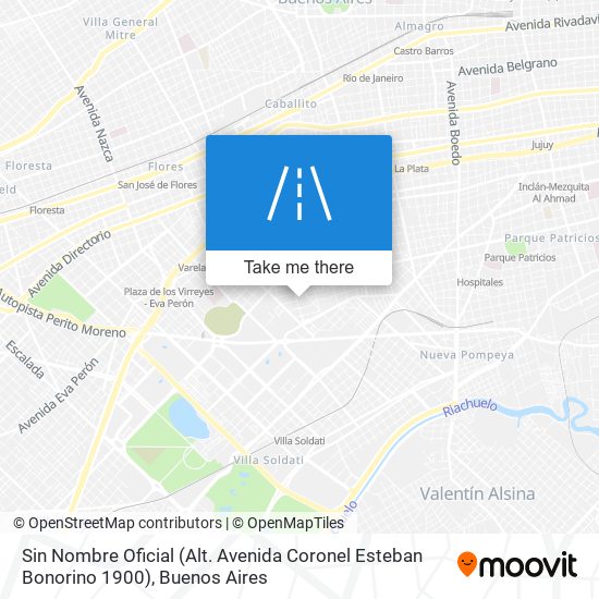 Sin Nombre Oficial (Alt. Avenida Coronel Esteban Bonorino 1900) map