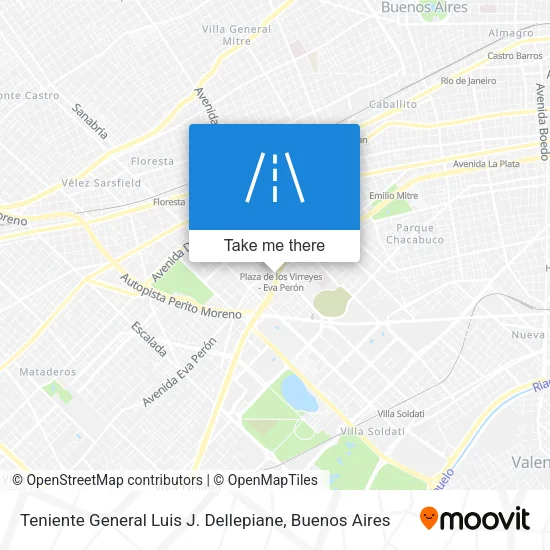 Teniente General Luis J. Dellepiane map