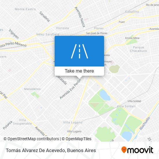 Tomás Alvarez De Acevedo map