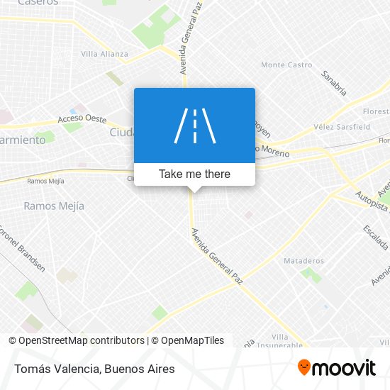 Tomás Valencia map