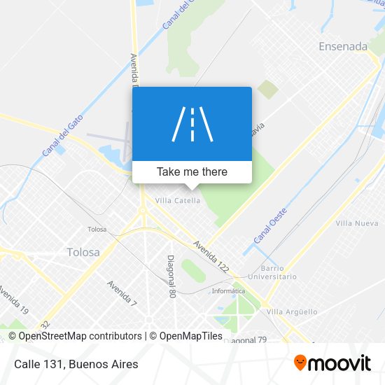 Mapa de Calle 131