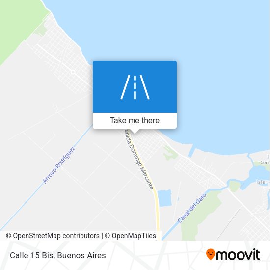 Mapa de Calle 15 Bis