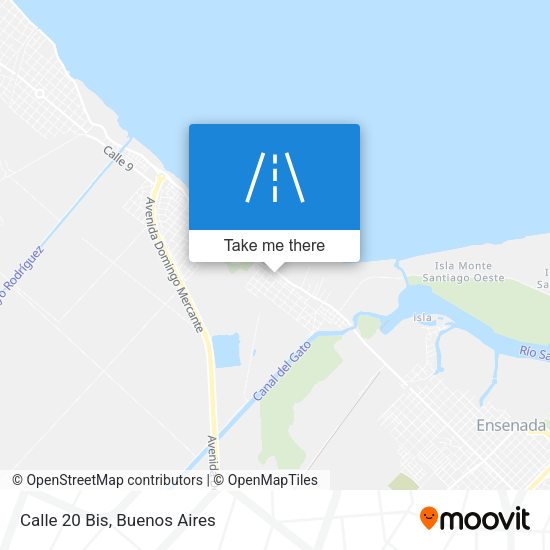 Mapa de Calle 20 Bis