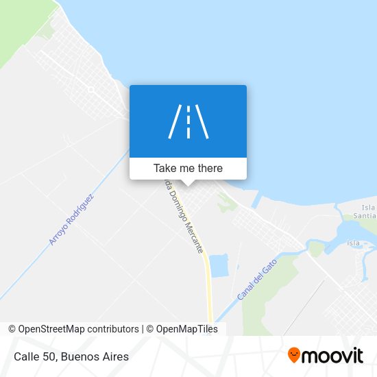 Mapa de Calle 50