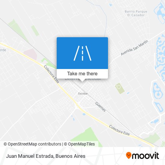 Juan Manuel Estrada map